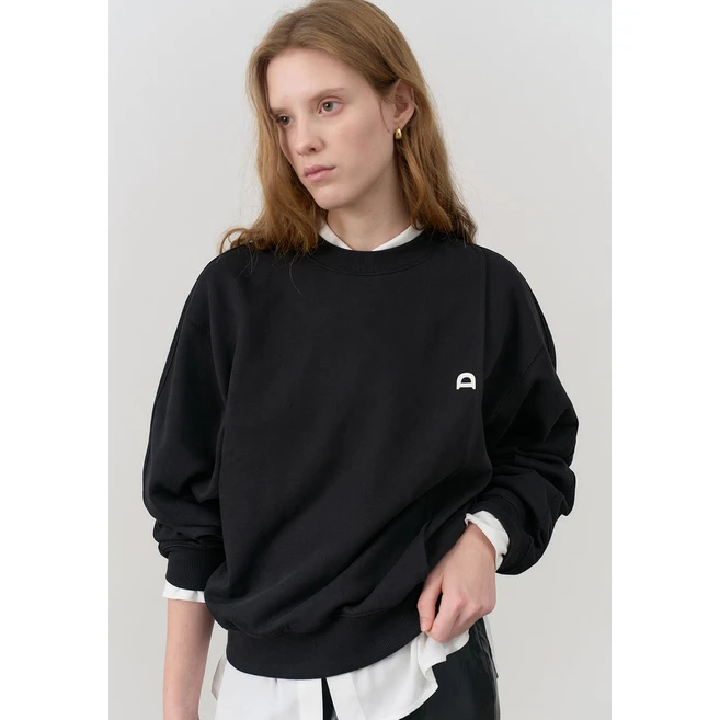 던스트 DUNST LOGO CREASE SWEATSHIRT UDTS4C103