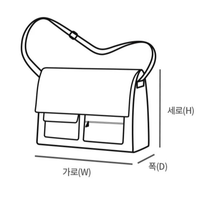 쥬벨로 루시드 메신저백 데일리 크로스백