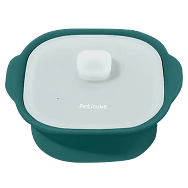 쁘띠누베 국내 제조 실리콘 이유식 멀티 찜기 900ml, 단품, 1개, 브리즈블루그린