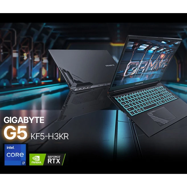 기가바이트 2024 G5 KF5-H3KR 15.6 코어i7 인텔 13세대 지포스 RTX 4060, 블랙, 1TB, 16GB, Free DOS, GIGABYTE G5 KF5-H3KR