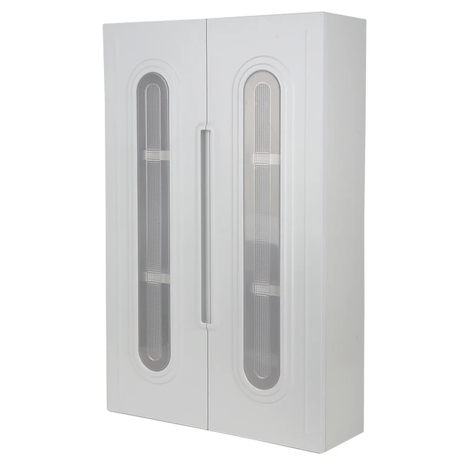 용남산업 투명창 슬림 욕실장, 혼합색상, 1개