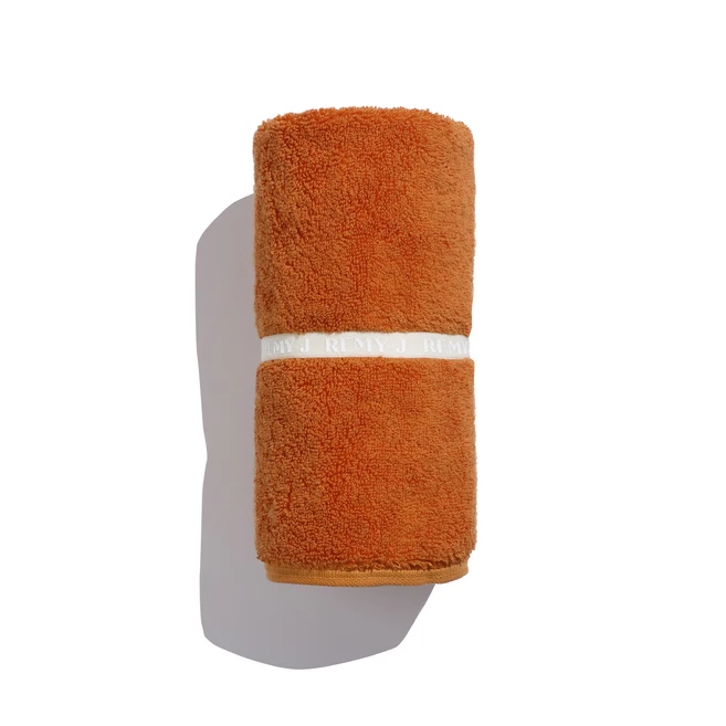 레미제이 젤라 밴딩 타올 40수 모달텐셀 250g x 4p 세트, 오렌지, 1세트