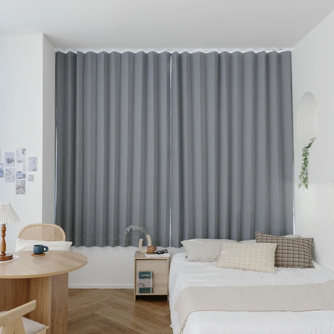 nuguna 굿나잇 형상기억 암막 커튼 세트 방문설치