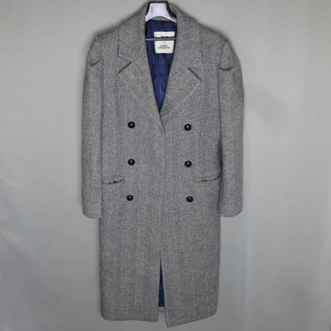 럭키슈에뜨/여성66/모직더블롱코트자켓/달순구제153