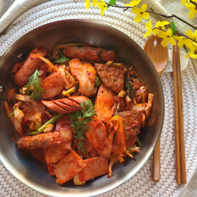 의정부 정통부대고기 부대볶음 2인분, 1개, 1.2kg