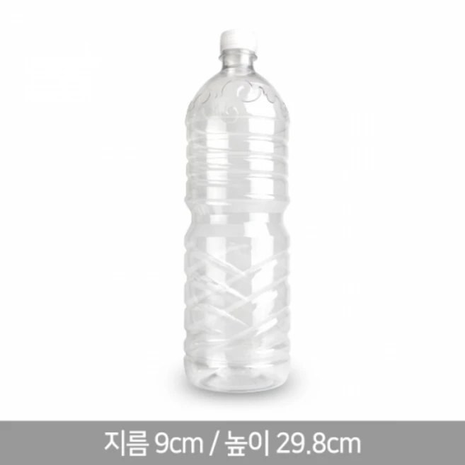 HD-신형 원형 생수병 페트병 공병, 140개, 청색캡, 1.5L
