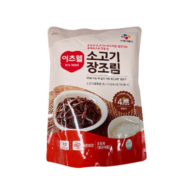 이츠웰 소고기 장조림, 1kg, 1개