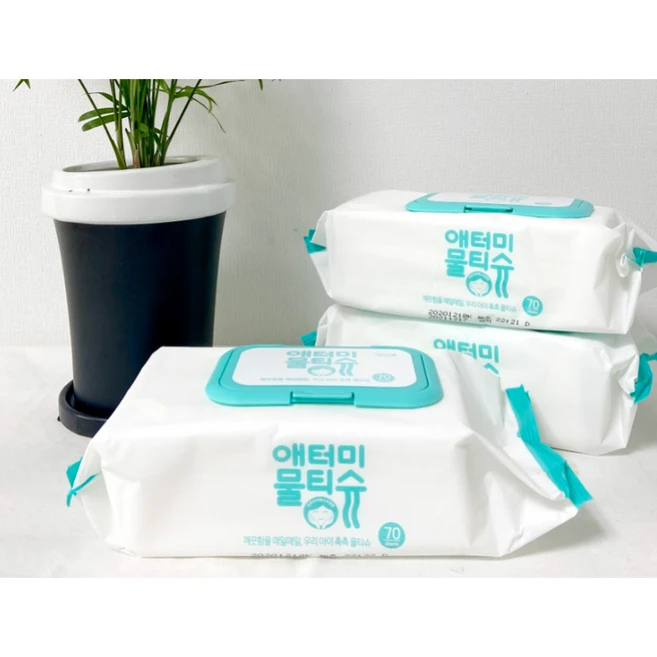 애터미 물티슈, 70매, 16개