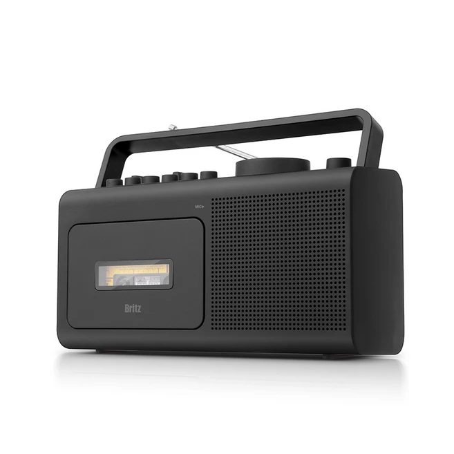 브리츠 BZ-C4900RT 붐박스 라디오 카세트 플레이어 음성녹음