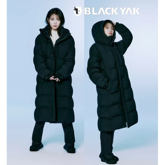 블랙야크 BLACK YAK 24년 아이유 공용 방풍 기능성 롱패딩 L스롱다운자켓 3BYPAW4901 353829