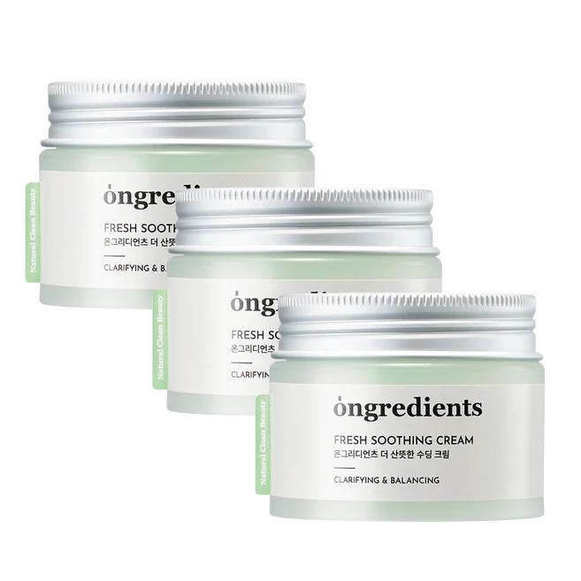 [보습진정] 온그리디언츠 더 산뜻한 수딩크림 50ml, 15개