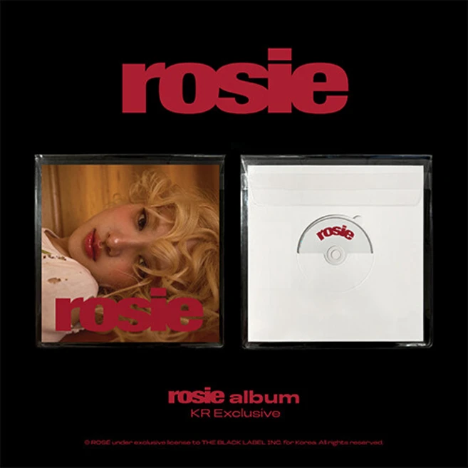 [ROSE] 블랙핑크 로제 ROSE first studio album rosie (KR Exclusive) / 랜덤포토카드2종+랜덤포토카드코리아익스클루시브+포스터+엽서14종 ~