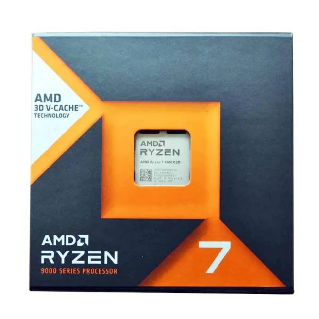 화강암 릿지 AMD R7 9800X3D 시리즈 8 코어 4.7 GHz CPU ZEN L3 캐시 96MB ry-zen