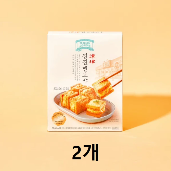 피코크 진진 멘보샤, 276g, 2개