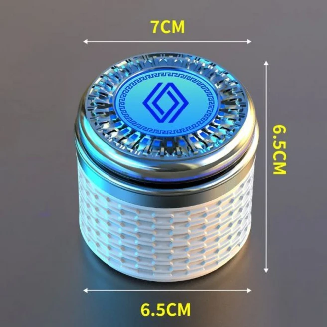 르노 아르카나 용품 자동차 재떨이 LED 라이트 연기 재 거치대 엠블럼 악세사리 메간 클리오 콜레오스 Kwid 먼지털이 카자르 캡처, S-White