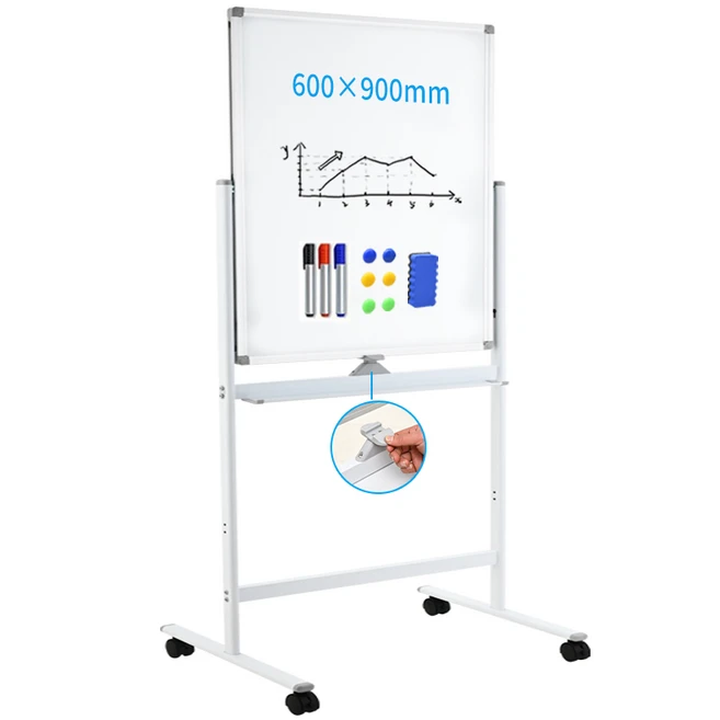 화이트보드 대형 화이트 보드 자석 화이트 보드 화이트보드+이동식스탠드