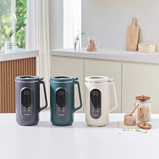 베스트하임 스텐 두유제조기 이유식 죽 제조기 대용량 1200ml, 다크그레이(DarkGray)