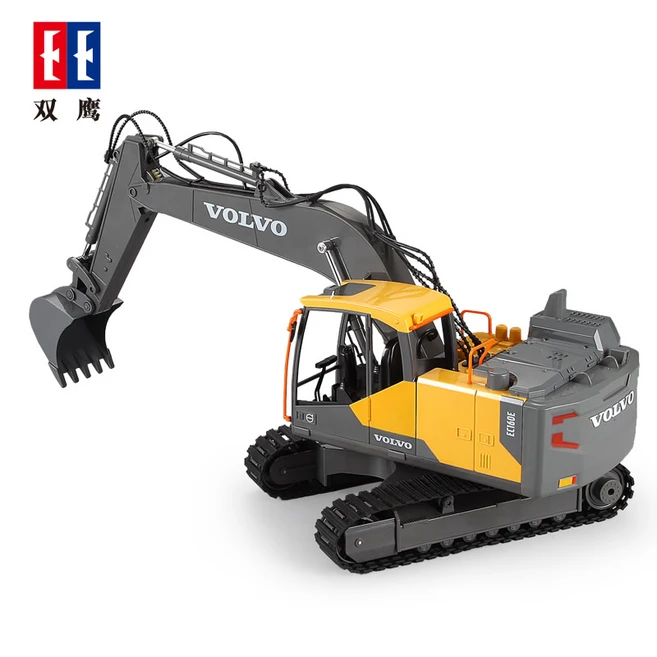 VOLVO 중장비 E598-001 알씨카 포크레인 굴착기 리모콘 무선 조종, E598-001 더블배터리, 1개