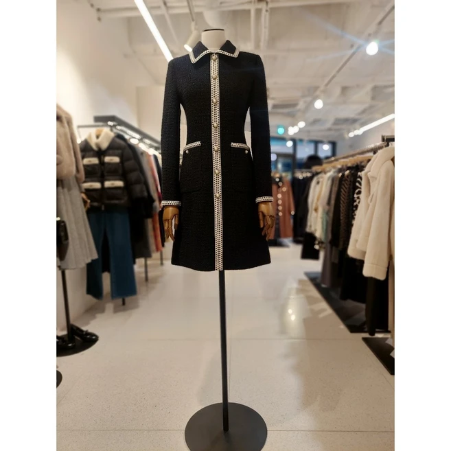 모조에스핀 팬시소재 슬림핏 원피스 S244MSE018