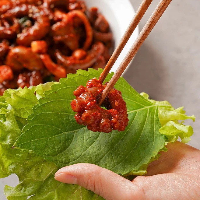 교동낙지 (양념 손질 낙지 볶음), 4개, 450g