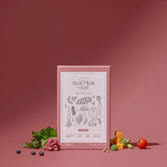 바우와우 리얼미트 수제 소프트밀 조인트케어 1kg +샘플사료 10개