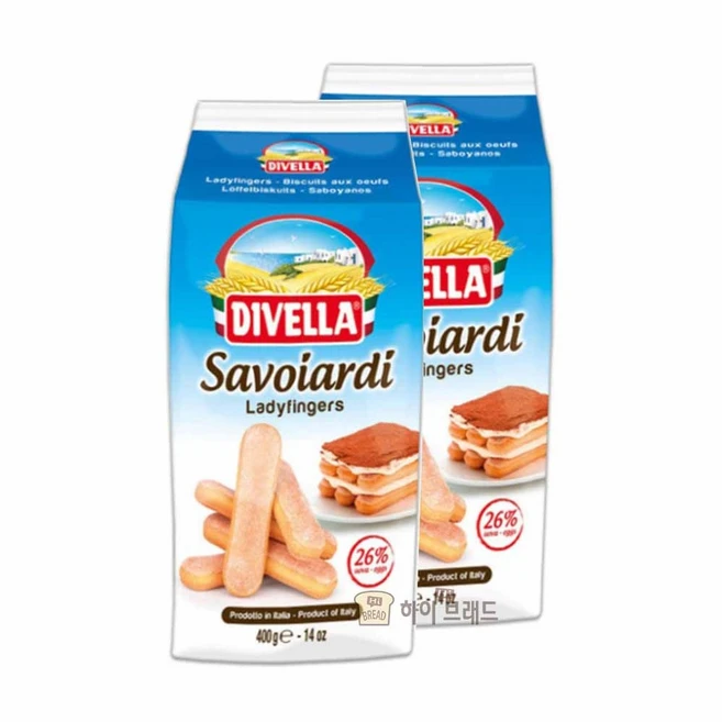 디벨라 사보이아르디 과자케이크, 400g, 1개
