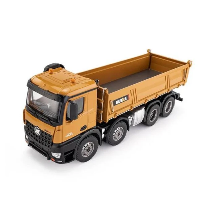 Huina 536 R/C 합금 무거운 덤프 트럭 원격 제어 자동차 건설 엔지니어 적재 자동차 RC 차량 장난감 선물, 한개옵션1, 01 Huina-536