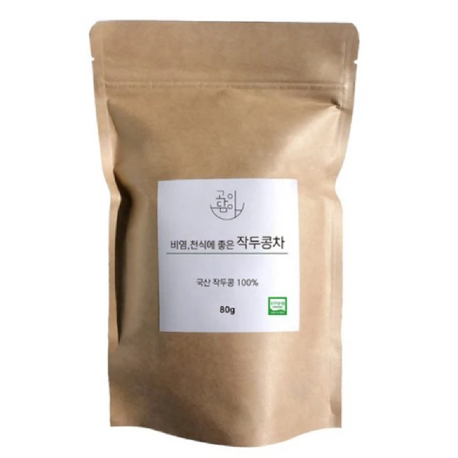 고이담아 유기농 작두콩차 슬라이스, 80g, 1개입, 1개