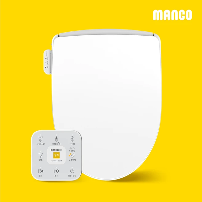 망고 25년형 살균케어 리모컨 필터없는 직수 방수 비데 MB-8844RNF, 고객직접설치