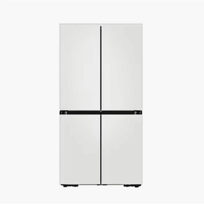 [삼성] 비스포크 냉장고 4도어 905L RF90DG90124W 매트 멜로우 화이트, RF85DB90B2AP01