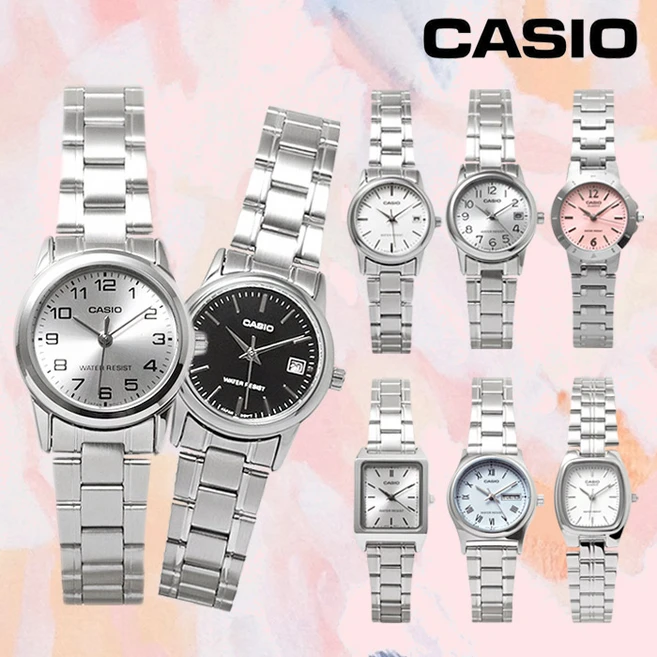 [CASIO] 카시오 여성메탈시계 LTP-V007D 시리즈 40종