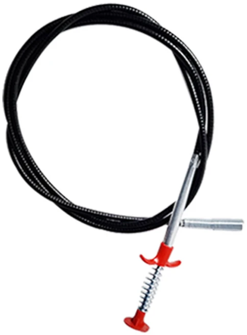 월드크린 변기 배수구 뚫기 집게 2m, 혼합색상