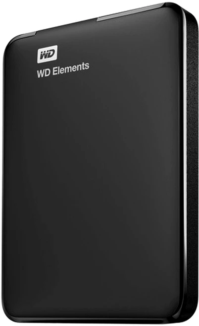 WD NEW Elements Portable Gen2 외장하드 5TB 리얼블랙, Black