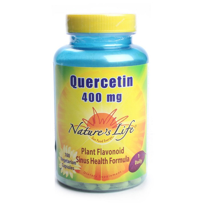 네이쳐스라이프 퀘세틴 400mg 베지테리안 캡슐, 100개입, 1개