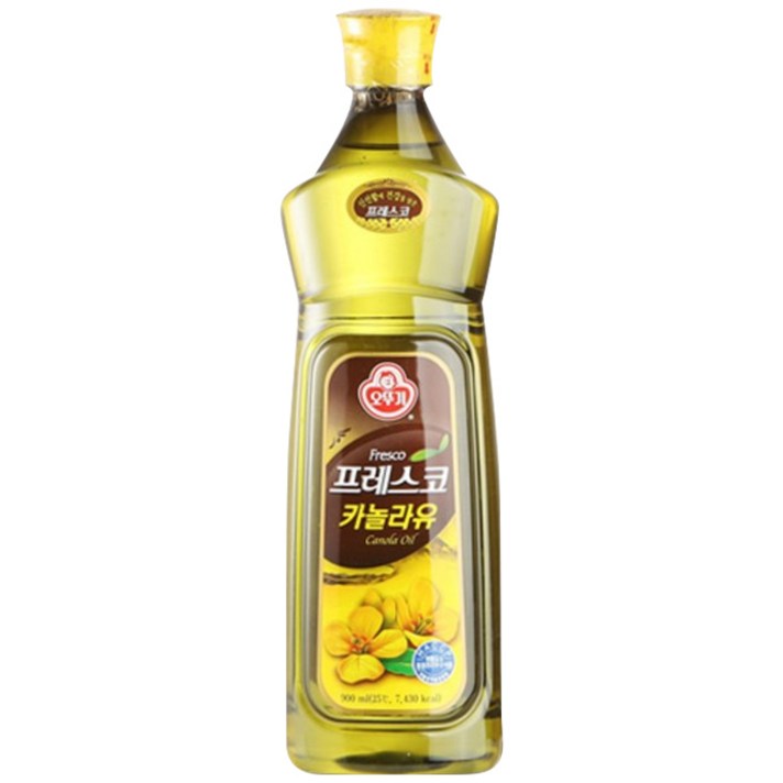 오뚜기 프레스코카놀라유 900ml, 단품