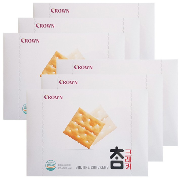 참크래커, 280g, 6개