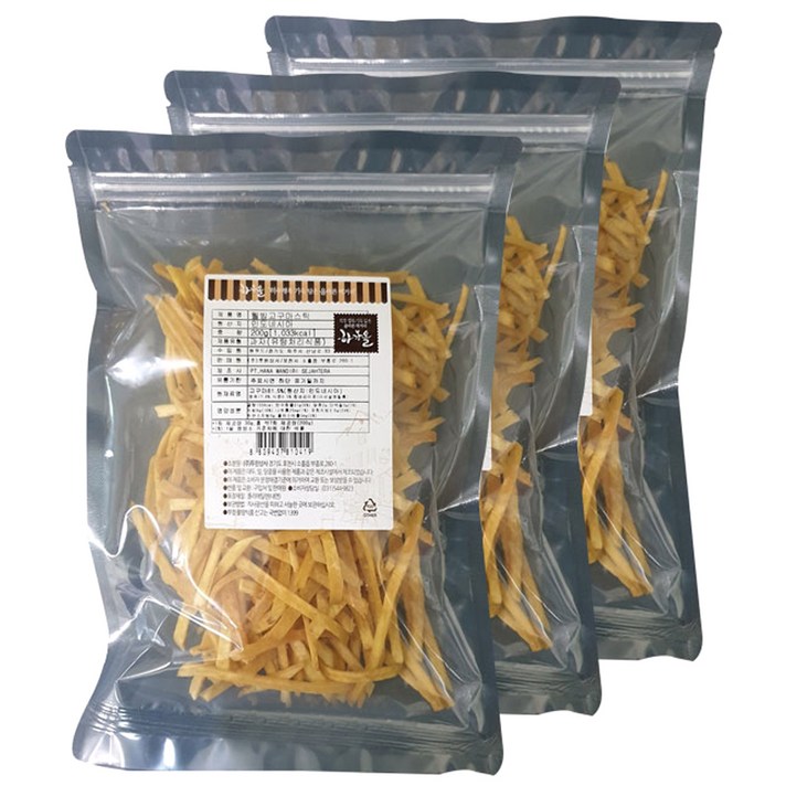 하가올 웰빙고구마스틱, 200g, 3개