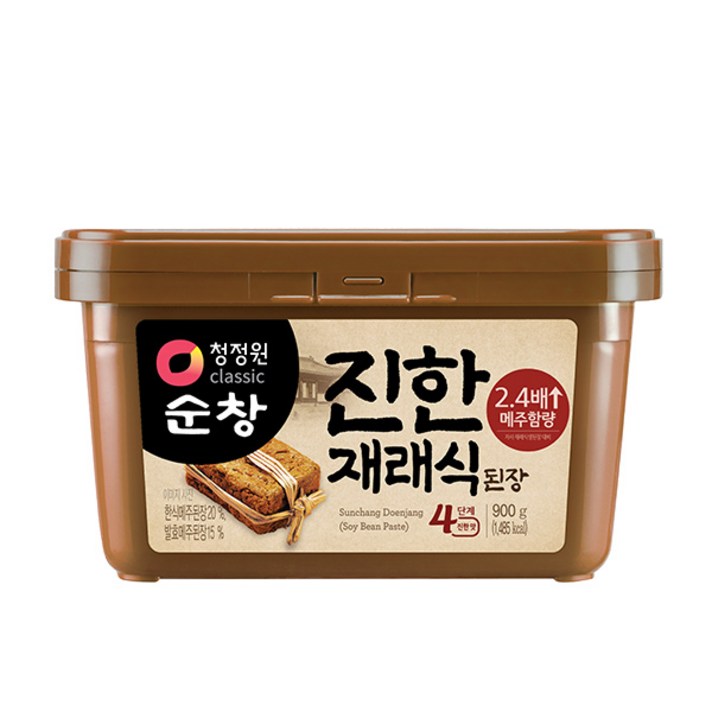 청정원 순창 진한 재래식 집된장, 900g, 1개