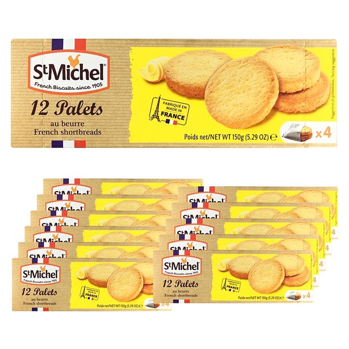 생미쉘 빨레뜨 비스킷, 150g, 12개