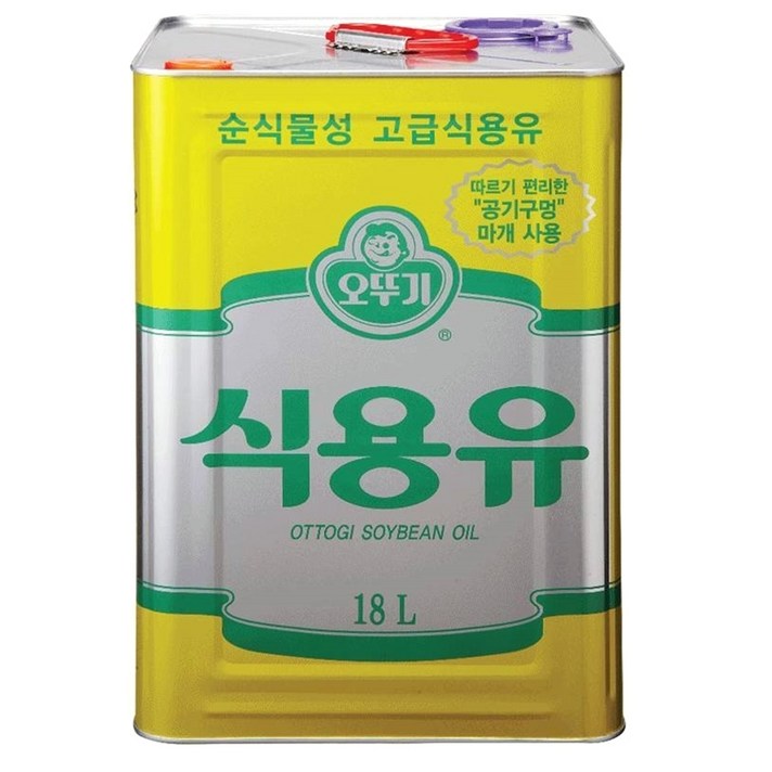 오뚜기 콩기름, 18L, 1개
