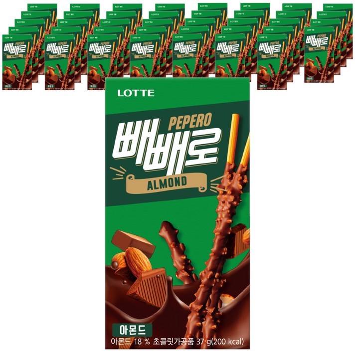 아몬드 빼빼로, 37g, 40개