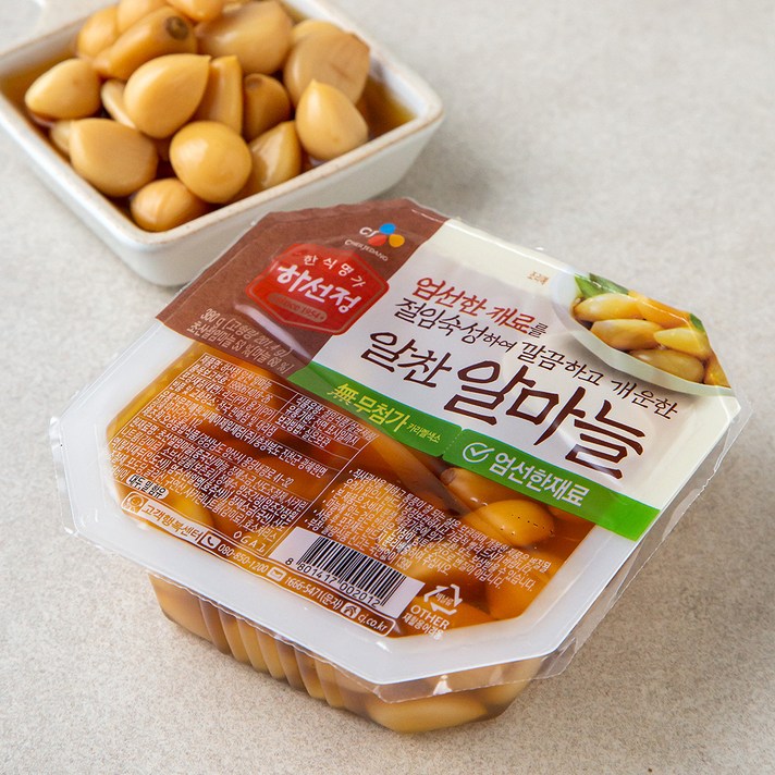하선정 간장숙성 알찬 알마늘, 380g, 1개