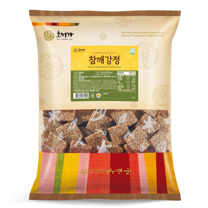 호정가 참깨강정, 500g, 1개