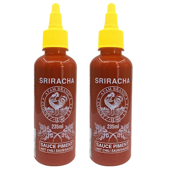 아얌 스리라차 소스, 235ml, 2개입