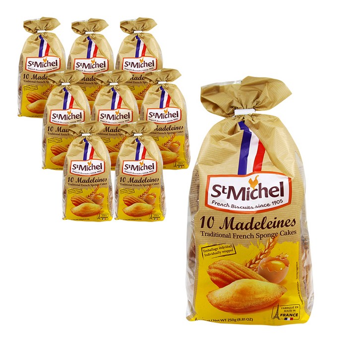 생미쉘 마들렝 과자케이크, 250g, 9개입