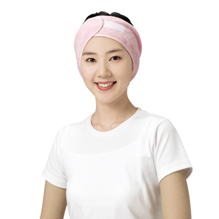 라인 기프트 헤어터번, 핑크(ST401), 1개
