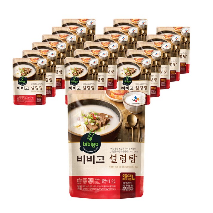 비비고 설렁탕, 500g, 18개