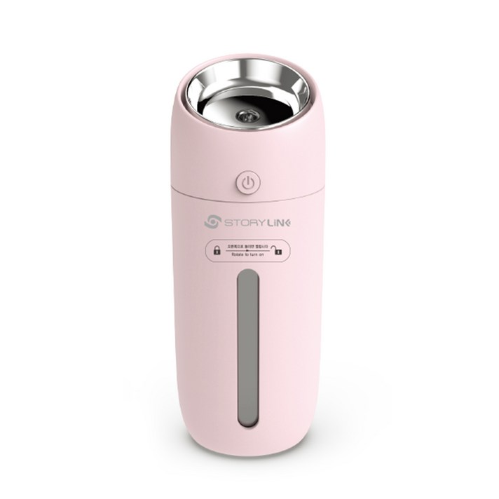스토리링크 쉼 미니 무선 가습기 300ml, SKP-FD03(핑크)