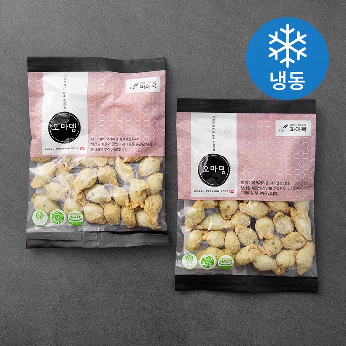 오마뎅 파 어묵 (냉동), 200g, 2개
