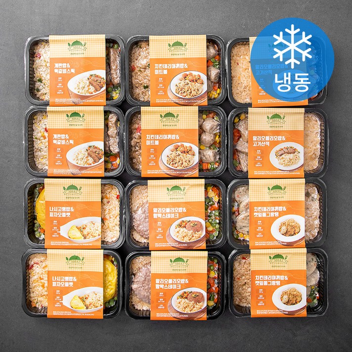 혼밥하는날 도시락 250g x 6종, 2세트